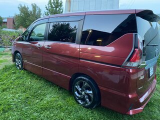 2018 Nissan Serena S-Hybrid V (C27), красный, 2550000 рублей, вид 2