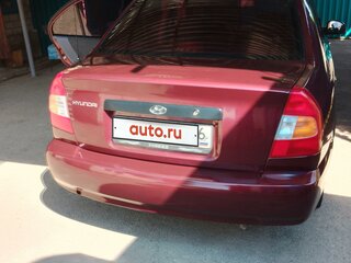 2007 Hyundai Accent ТагАЗ II, красный, 475000 рублей, вид 3