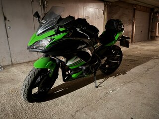 2017 Kawasaki Ninja 650, зелёный, 600000 рублей, вид 2