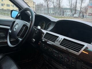 2002 BMW 7 серии 745i IV (E65/E66), чёрный, 1100000 рублей, вид 2
