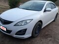 2011 Mazda 6 II (GH) Рестайлинг, белый, 650000 рублей