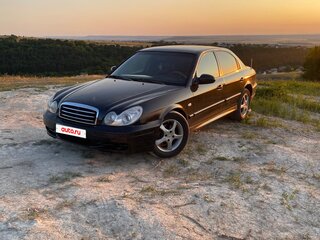 2005 Hyundai Sonata IV (EF) Рестайлинг, чёрный, 350000 рублей, вид 1