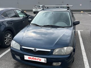 1998 Mazda 323 VI (BJ), синий, 185000 рублей, вид 2