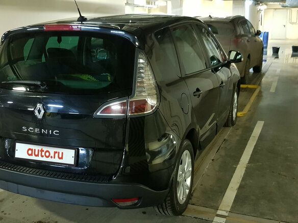 2012 Renault Scenic III Рестайлинг, чёрный - вид 3