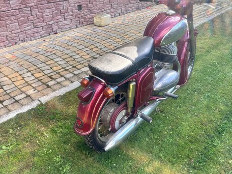 1974 Jawa 350/360, красный, 150000 рублей, вид 3