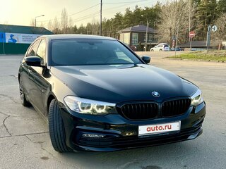 2017 BMW 5 серии 520d VII (G30/G31/G38), чёрный, 3220000 рублей, вид 2
