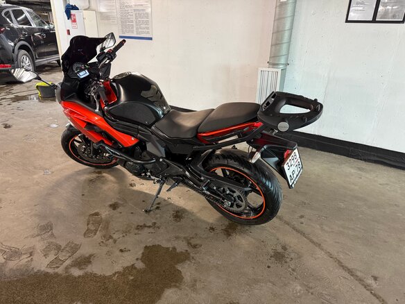 2014 Kawasaki ER-6F (Ninja 650R), оранжевый, 380000 рублей - вид 1