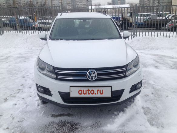 2014 Volkswagen Tiguan I Рестайлинг, белый