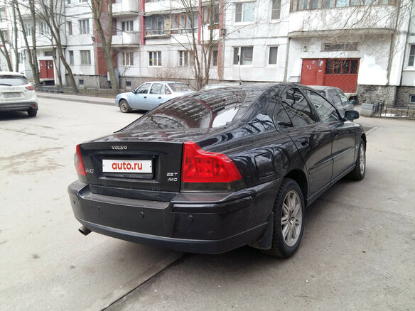 2005 Volvo S60 I Рестайлинг, чёрный - вид 1