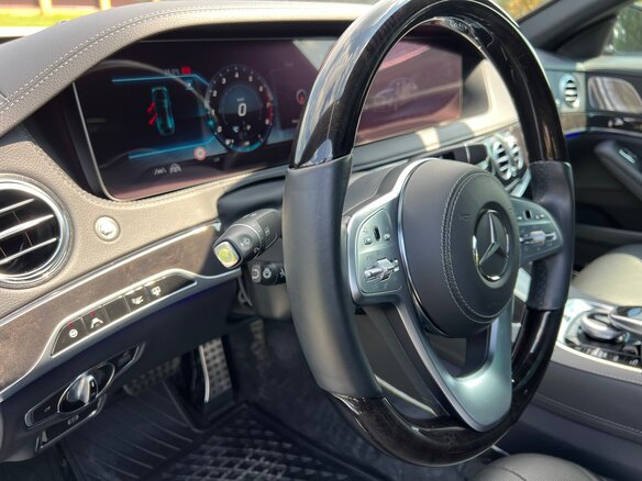 2020 Mercedes-Benz S-Класс 450 Long VI (W222, C217) Рестайлинг, чёрный, 11890000 рублей - вид 6