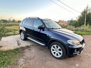 2007 BMW X5 3.0d II (E70), синий, 1400000 рублей, вид 3