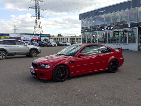 2002 BMW M3 III (E46), красный - вид 14