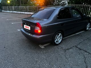 2003 Hyundai Accent ТагАЗ II, серый, 280000 рублей, вид 3
