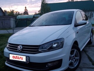 2019 Volkswagen Polo V Рестайлинг, белый, 1750000 рублей, вид 1