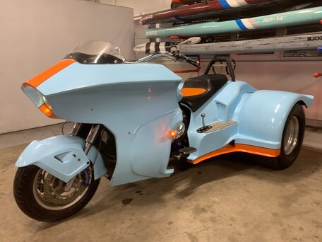 2003 Boss Hoss ZZ4 350, голубой, 5000000 рублей, вид 3