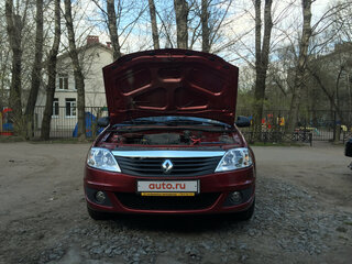 2011 Renault Logan I Рестайлинг, пурпурный, 333333 рублей, вид 1