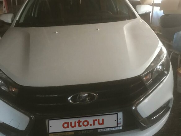 2015 Lada (ВАЗ) Vesta I, белый, 800000 рублей - вид 1