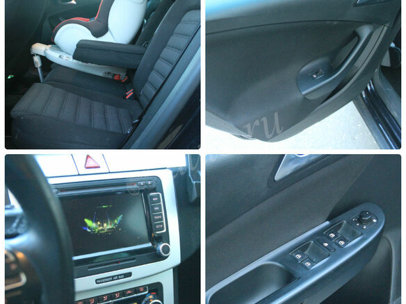 2010 Volkswagen Passat, чёрный - вид 9