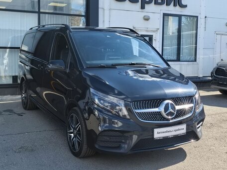 2019 Mercedes-Benz V-Класс Long 300 d длинный III (W447) Рестайлинг, чёрный, 5250000 рублей, вид 3