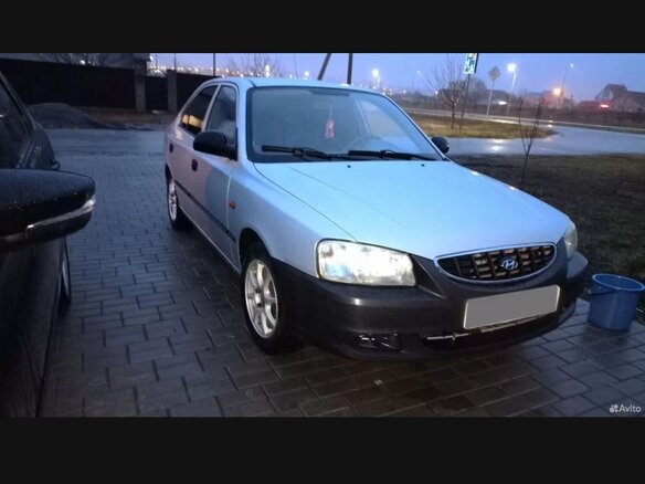 2009 Hyundai Accent ТагАЗ II, серебристый, 380000 рублей - вид 5