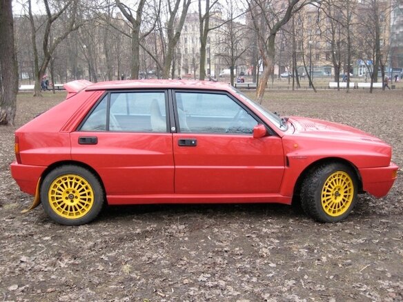 1993 Lancia Delta HF Integrale I (831), красный - вид 1