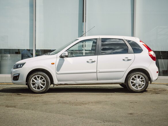 2013 Lada (ВАЗ) Kalina II, белый - вид 4