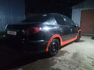 2007 Peugeot 206, чёрный, 210000 рублей, вид 4