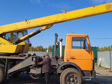 1992 МАЗ Автокраны, оранжевый, 1100000 рублей, вид 2
