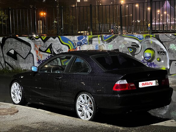 2004 BMW 3 серии 320i IV (E46) Рестайлинг, чёрный, 1100000 рублей