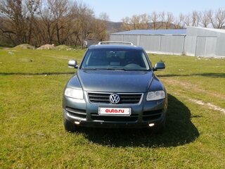 2005 Volkswagen Touareg I, зелёный, 750000 рублей, вид 1
