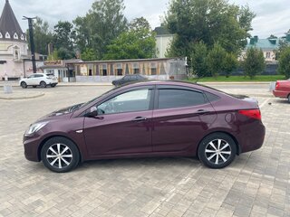 2011 Hyundai Solaris I, фиолетовый, 629000 рублей, вид 3