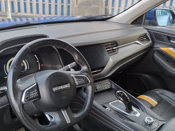 2020 Haval F7x I, синий - вид 4