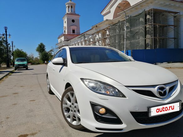 2011 Mazda 6 II (GH) Рестайлинг, белый, 1150000 рублей - вид 9