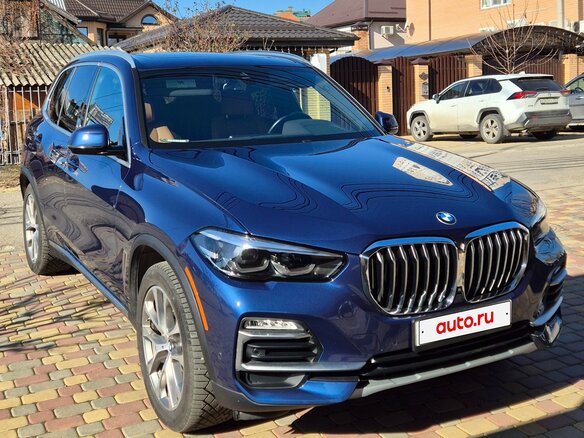 2021 BMW X5 40i IV (G05/G18), синий, 5900000 рублей - вид 1