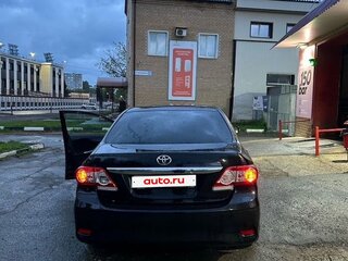 2011 Toyota Corolla X (E140, E150) Рестайлинг, чёрный, 1000000 рублей, вид 2