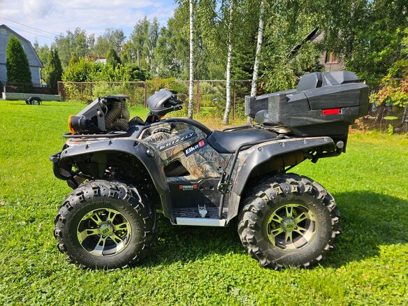 2013 Yamaha Grizzly 700, коричневый, 900000 рублей - вид 1