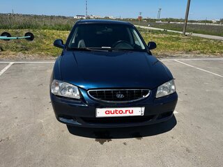 2008 Hyundai Accent ТагАЗ II, синий, 360000 рублей, вид 1
