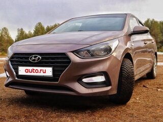 2018 Hyundai Solaris II, коричневый, 1600000 рублей, вид 2