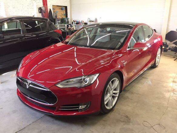 2013 Tesla Model S P85 I, красный - вид 5