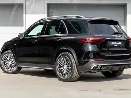 2025 Mercedes-Benz GLE AMG 53 AMG II (V167) Рестайлинг, чёрный, вид 4
