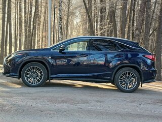 2019 Lexus RX 450h IV, синий, 5900000 рублей, вид 4