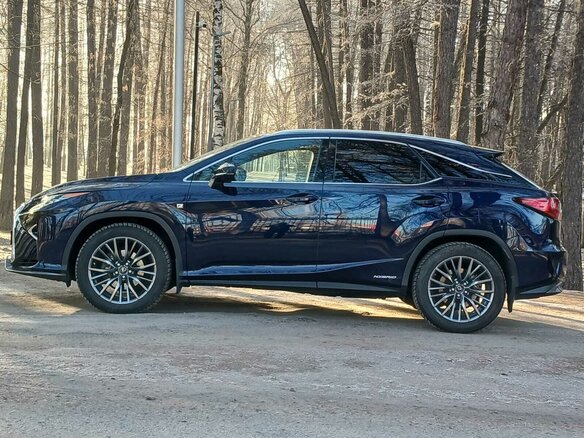 2019 Lexus RX 450h IV, синий, 5900000 рублей - вид 3