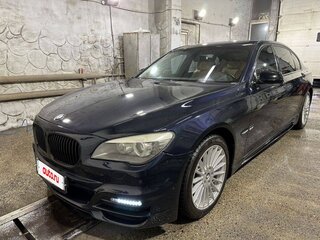 2010 BMW 7 серии Long 750Li xDrive V (F01/F02/F04), синий, 1300000 рублей, вид 2