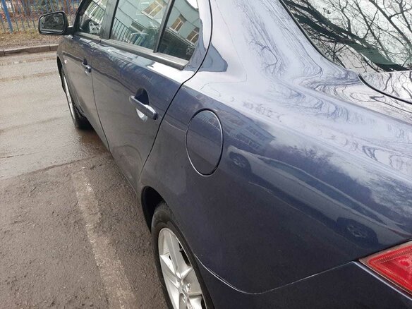 2008 Mitsubishi Lancer X, синий - вид 17