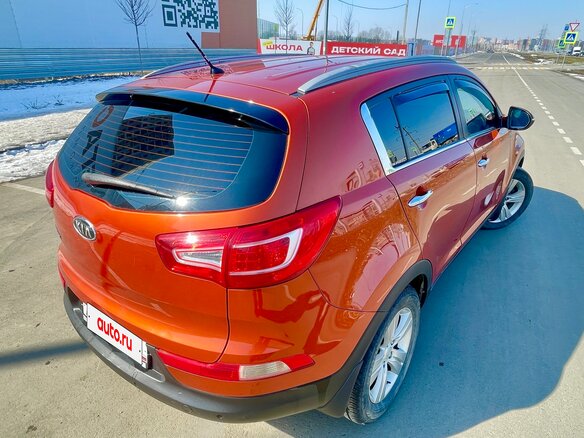 2012 Kia Sportage III, оранжевый, 1333000 рублей - вид 6