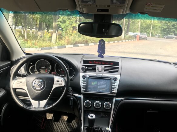 2008 Mazda 6 II (GH), синий - вид 6