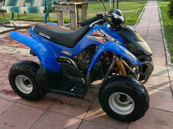 2015 Aeon Cobra 50, синий, 40000 рублей - вид 1