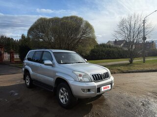 2003 Toyota Land Cruiser Prado 4-speed 120 Series, серебристый, 1350000 рублей, вид 2