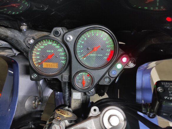 2000 Honda CB 600F Hornet, синий, 400000 рублей - вид 3