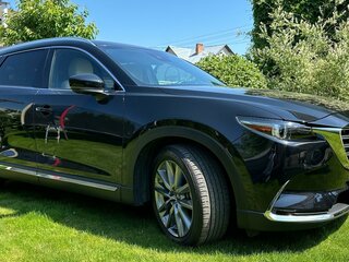 2022 Mazda CX-9 II Рестайлинг, чёрный, 3363800 рублей, вид 3